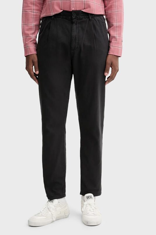 TJM ISAAC LIGHT COTTON PANTS Erkek Siyah Pantolon - DM0DM21705