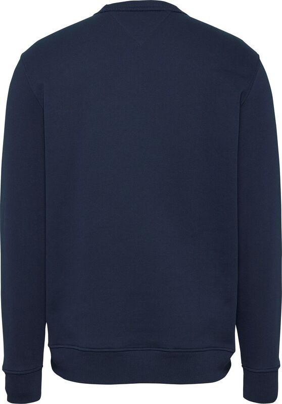 TJM REG BADGE CREW EXT Erkek Mavi Sweatshirt - DM0DM20660