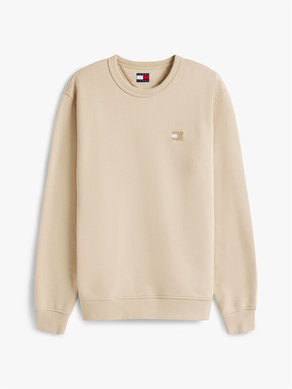 Tommy Hilfiger - TJM REG BADGE CREW EXT Erkek Yeşil Sweatshirt - DM0DM20660