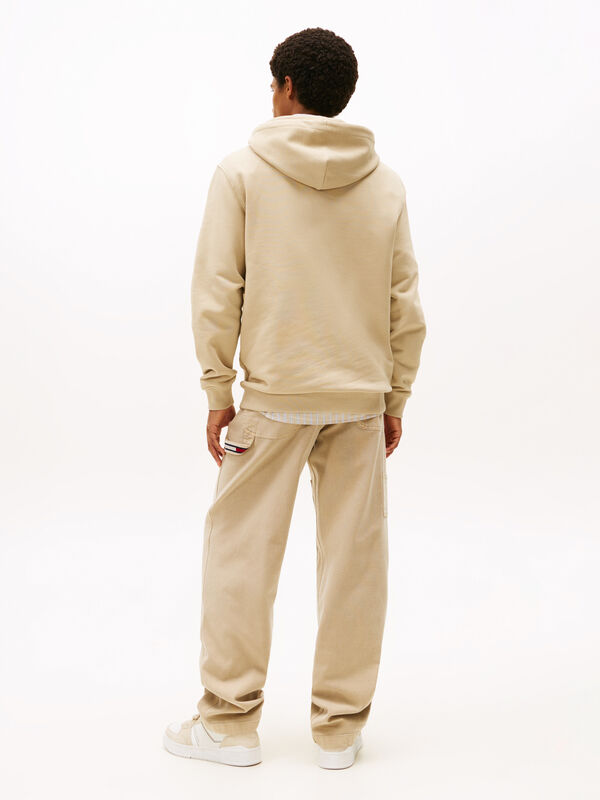 TJM REG BADGE HOODIE EXT Erkek Yeşil Sweatshirt - DM0DM20258