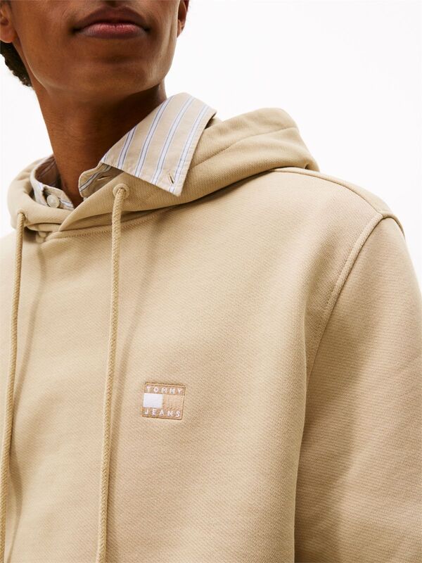 TJM REG BADGE HOODIE EXT Erkek Yeşil Sweatshirt - DM0DM20258