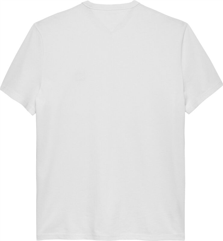 TJM REG BADGE TEE EXT Erkek Beyaz T-Shirt - DM0DM20322