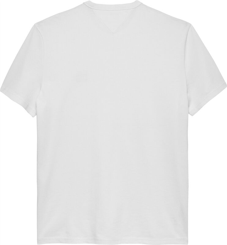 TJM REG BADGE TEE EXT Erkek Beyaz T-Shirt - DM0DM20322