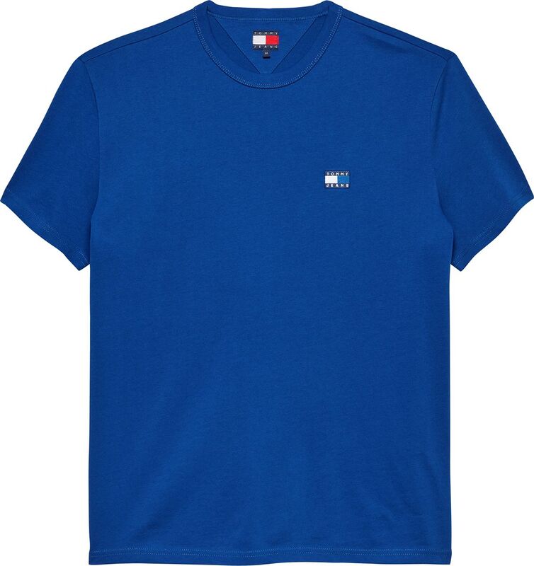 Tommy Hilfiger - TJM REG BADGE TEE EXT Erkek Mavi T-Shirt - DM0DM20322