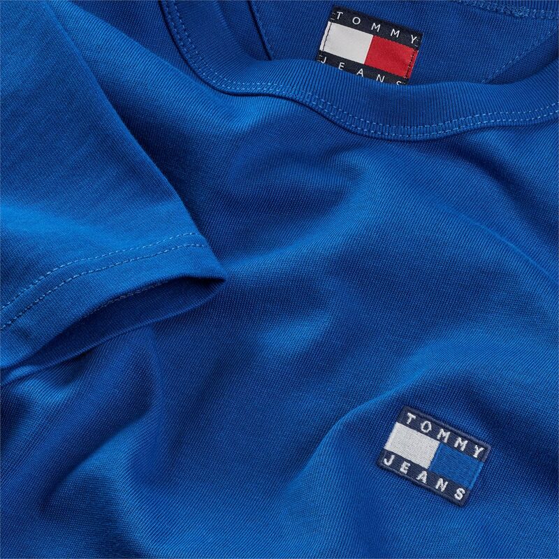 TJM REG BADGE TEE EXT Erkek Mavi T-Shirt - DM0DM20322