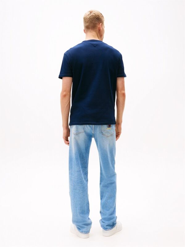 TJM REG BADGE TEE EXT Erkek Mavi T-Shirt - DM0DM20322