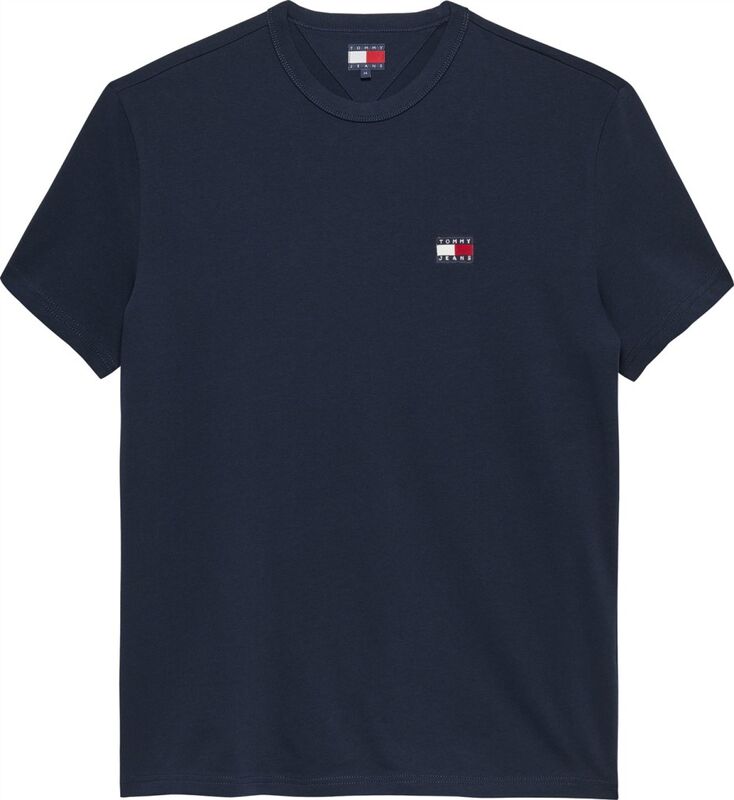 TJM REG BADGE TEE EXT Erkek Mavi T-Shirt - DM0DM20322