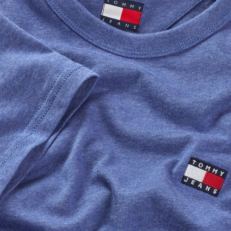 TJM REG BADGE TEE EXT Erkek Mavi T-Shirt - DM0DM20322