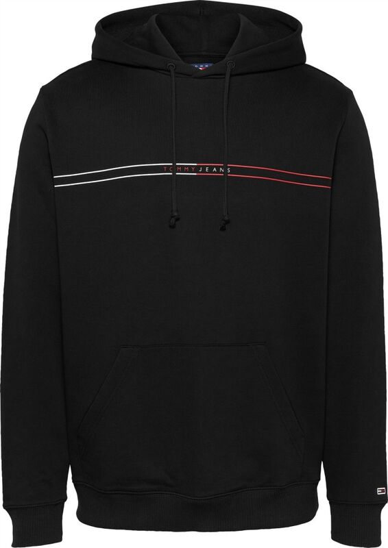 TJM REG ENTRY GRAPHIC HOODIE EXT Erkek Siyah Sweatshirt - DM0DM20847