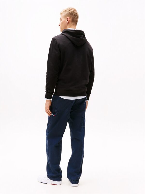 TJM REG ENTRY GRAPHIC HOODIE EXT Erkek Siyah Sweatshirt - DM0DM20847