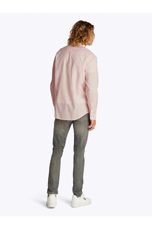 TJM REG LINEN BLEND LS SHIRT EXT Erkek Pembe Gömlek - DM0DM20875