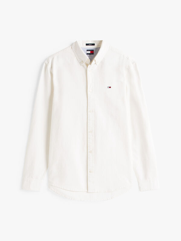 TJM REG OXFORD SHIRT EXT Erkek Beyaz Gömlek - DM0DM21298 TJM REG OXFORD SHIRT EXT Erkek Beyaz Gömlek - DM0DM21298