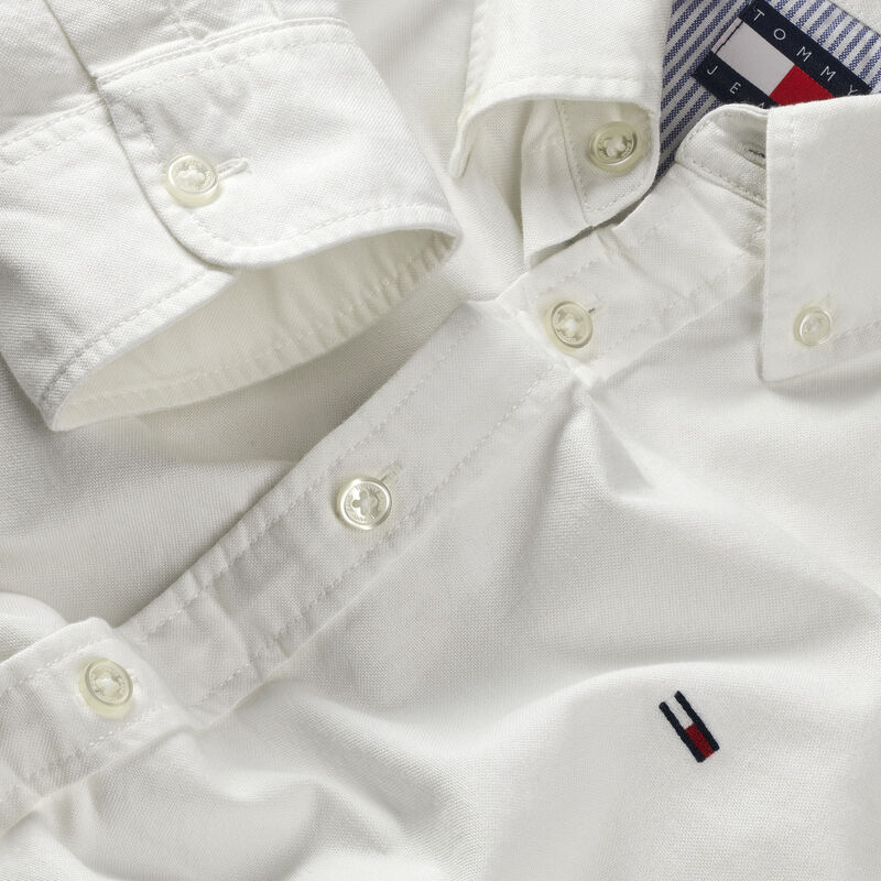 TJM REG OXFORD SHIRT EXT Erkek Beyaz Gömlek - DM0DM21298 TJM REG OXFORD SHIRT EXT Erkek Beyaz Gömlek - DM0DM21298