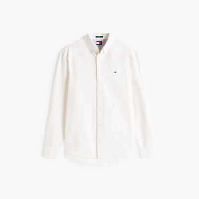 TJM REG OXFORD SHIRT EXT Erkek Beyaz Gömlek - DM0DM21298