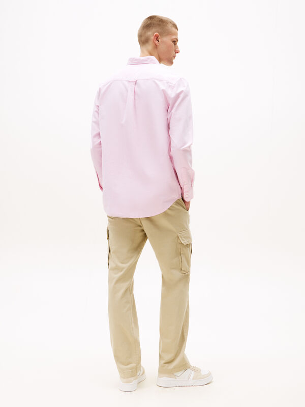 TJM REG OXFORD SHIRT EXT Erkek Pembe Gömlek - DM0DM21298