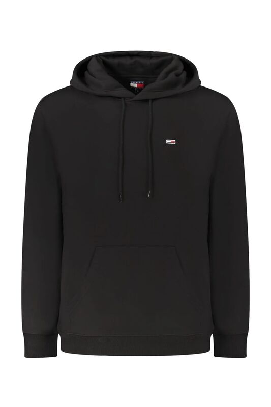 TJM REG S FLAG HOODIE Erkek Siyah Sweatshirt - DM0DM20742
