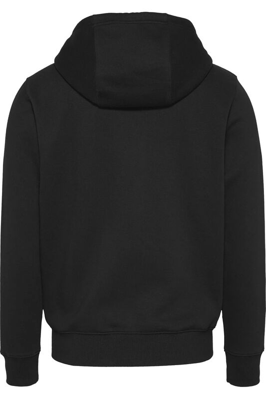 TJM REG S FLAG ZIP THRU Erkek Siyah Sweatshirt - DM0DM20743