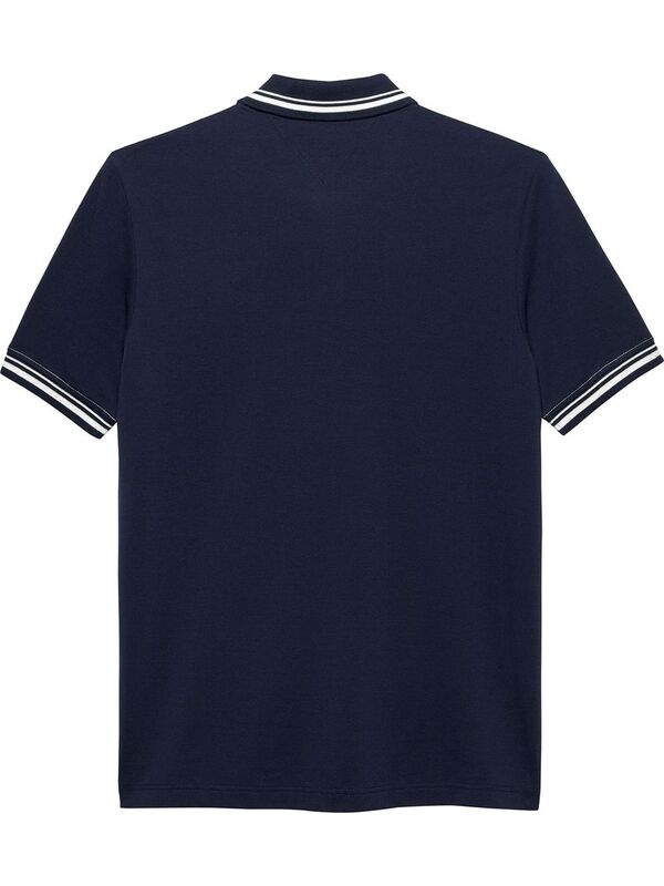TJM REG TIPPED POLO EXT Erkek Mavi T-Shirt - DM0DM21846