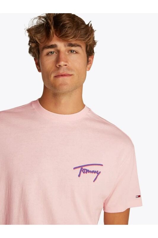 TJM RLX FADED GRAPHIC TEE EXT Erkek Pembe T-Shirt - DM0DM20768