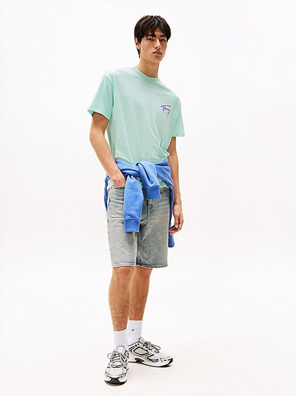 TJM RLX FADED GRAPHIC TEE EXT Erkek Yeşil T-Shirt - DM0DM20768