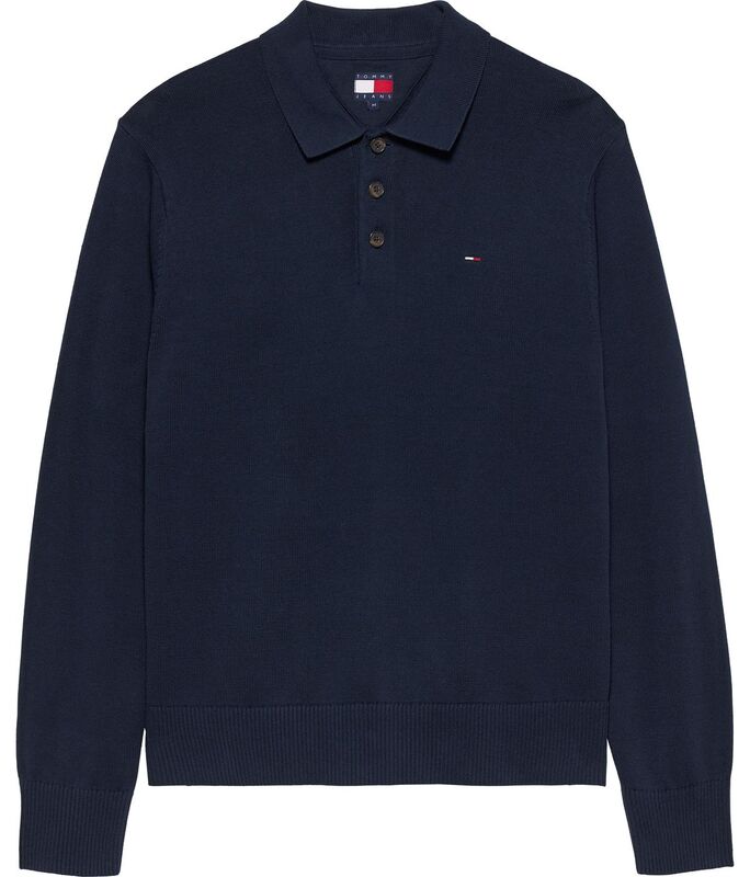 Tommy Hilfiger - TJM SLIM ESSENTIAL POLO SWTR EXT Erkek Mavi Kazak - DM0DM20304