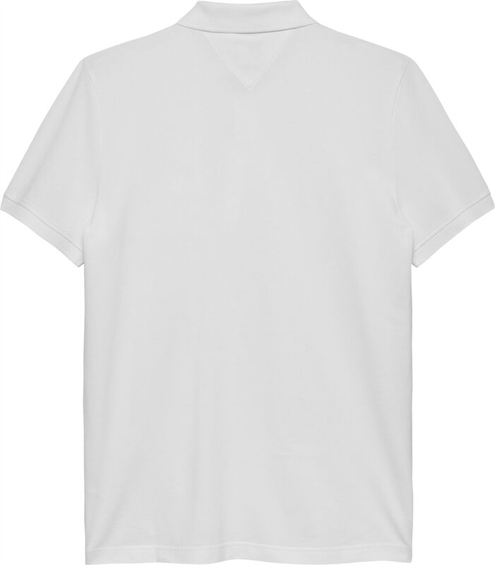 TJM SLIM PLACKET POLO EXT Erkek Beyaz Polo - DM0DM20676