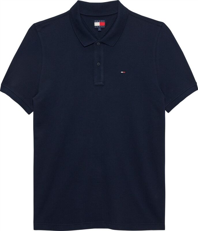 TJM SLIM PLACKET POLO EXT Erkek Mavi Polo - DM0DM20676