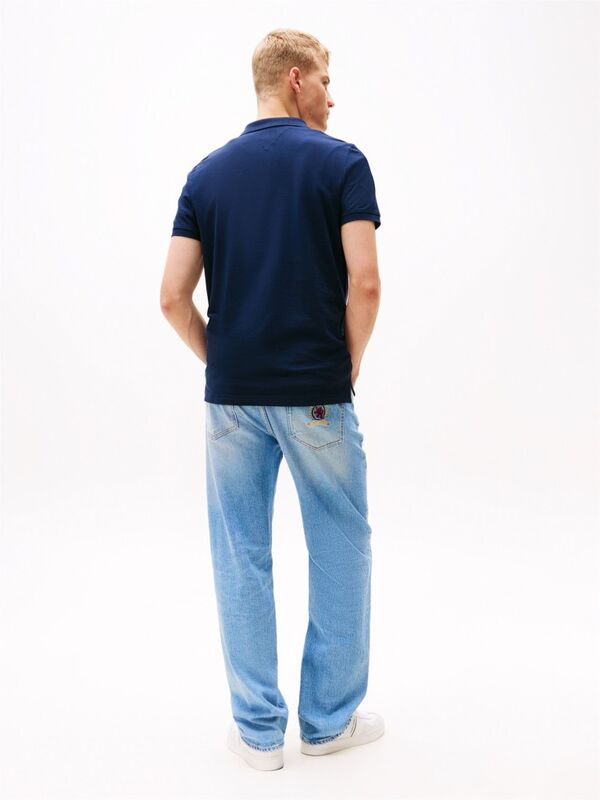 TJM SLIM PLACKET POLO EXT Erkek Mavi Polo - DM0DM20676