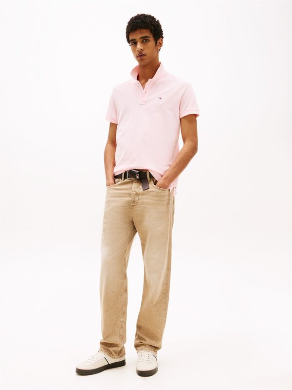 TJM SLIM PLACKET POLO EXT Erkek Pembe Polo - DM0DM20676