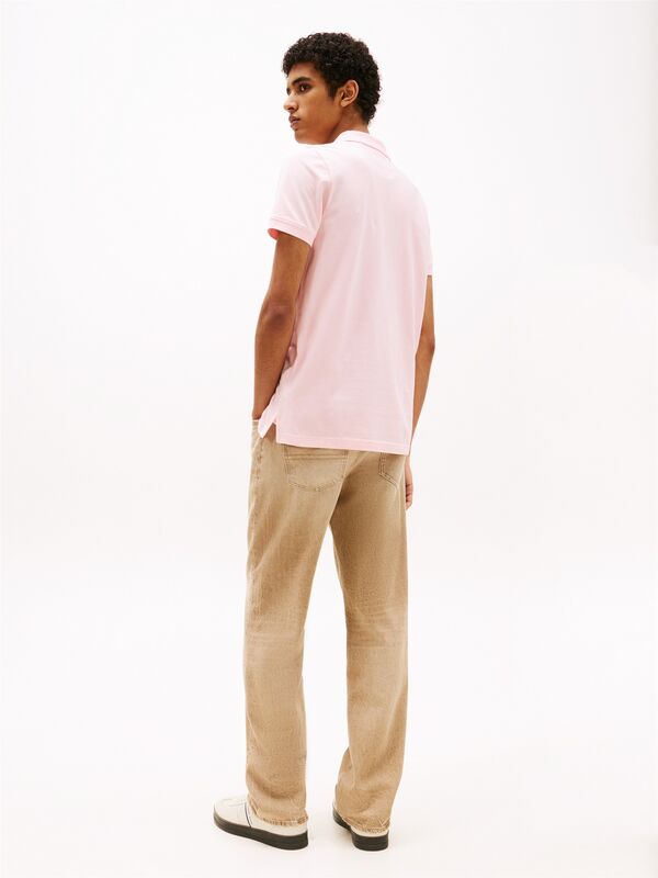 TJM SLIM PLACKET POLO EXT Erkek Pembe Polo - DM0DM20676