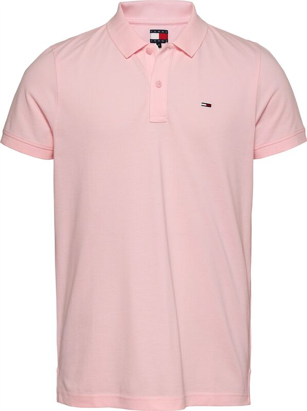TJM SLIM PLACKET POLO EXT Erkek Pembe Polo - DM0DM20676