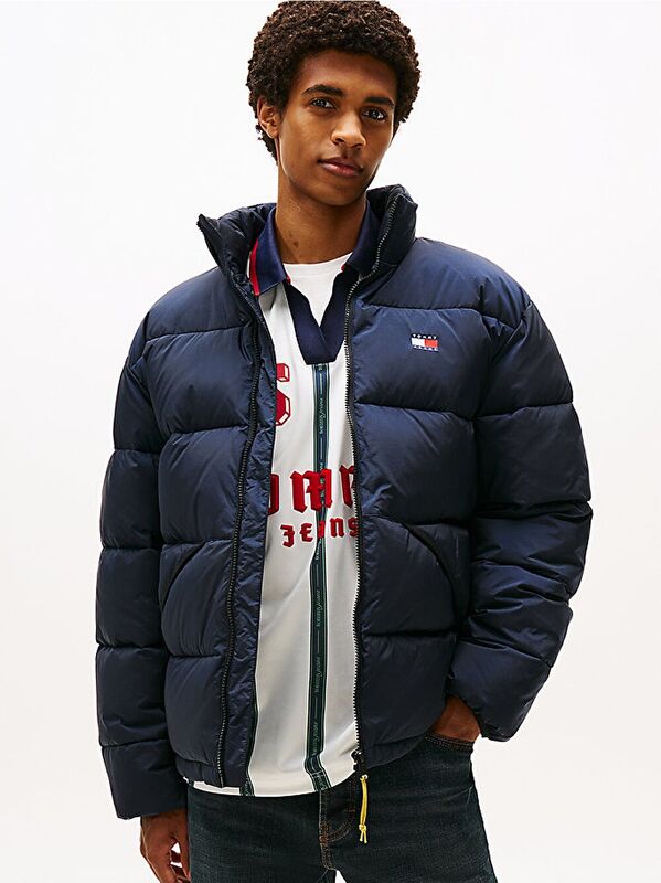 Tommy Hilfiger - TJM VAIL PUFFER EXT Erkek Mavi Mont - DM0DM22040