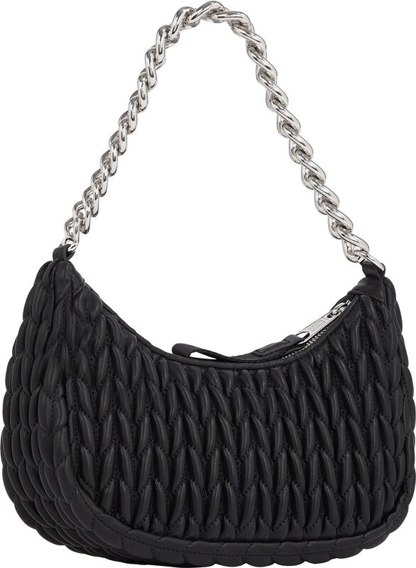 TJW ICONIC SHOULDER QUILTED Kadın Siyah Çanta - AW0AW17302
