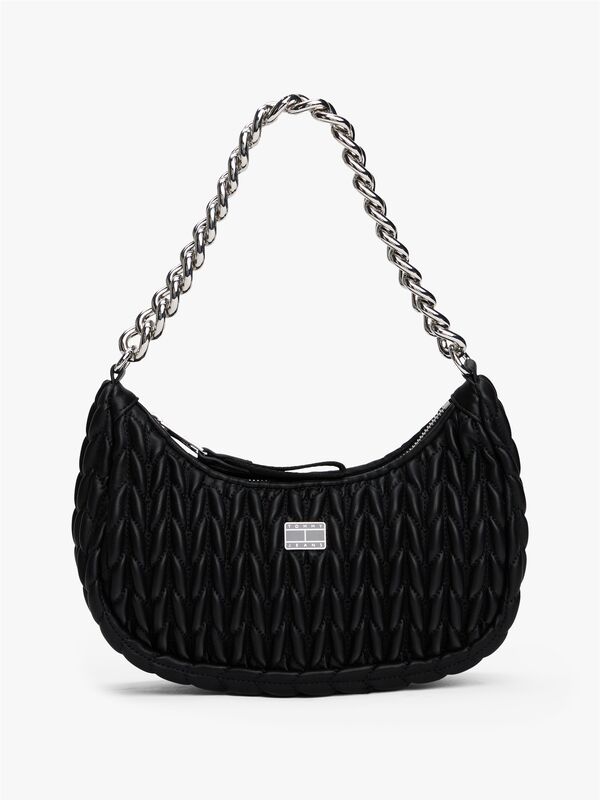 TJW ICONIC SHOULDER QUILTED Kadın Siyah Çanta - AW0AW17302