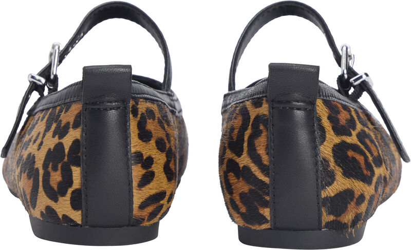 TJW MARYJANE LEOPARD BALLERINA Kadın Kahverengi Ayakkabı - EN0EN02885