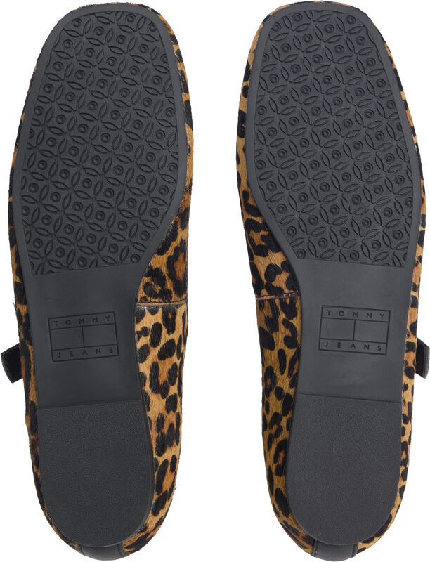 TJW MARYJANE LEOPARD BALLERINA Kadın Kahverengi Ayakkabı - EN0EN02885