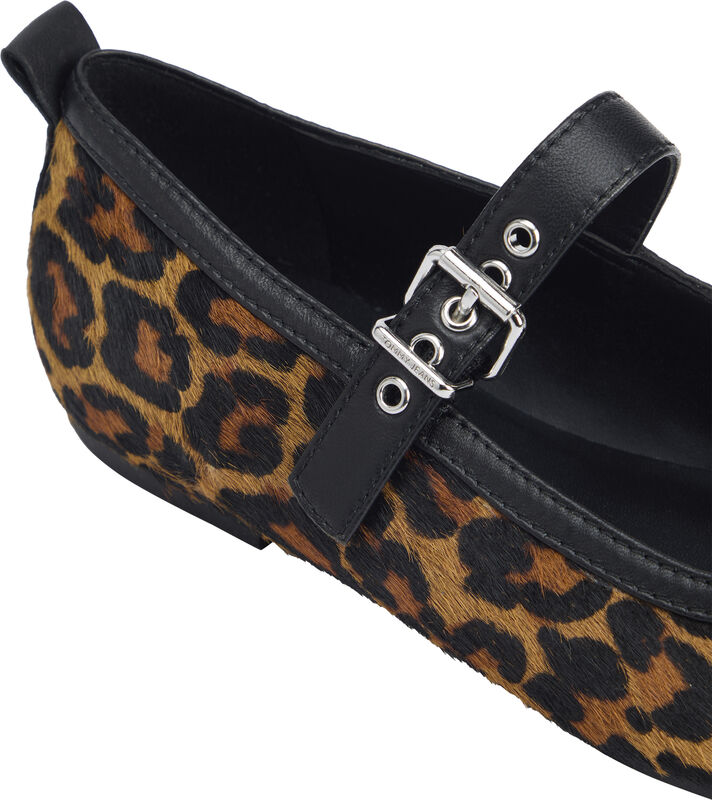 TJW MARYJANE LEOPARD BALLERINA Kadın Kahverengi Ayakkabı - EN0EN02885