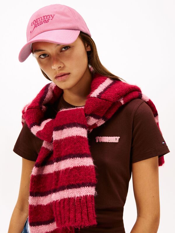 TJW SCRIPT CAP Kadın Pembe Şapka - AW0AW17908