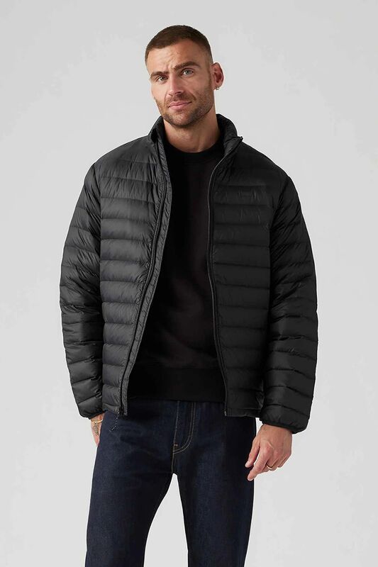 Levi's - TOBAL DOWN PACKABLE SARGASSO SEA Erkek Siyah Ceket - LA8567