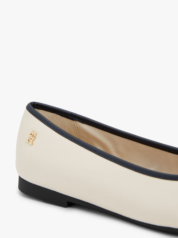 TOE CAP LEATHER BALLERINA Kadın Bej Ayakkabı - FW0FW08759