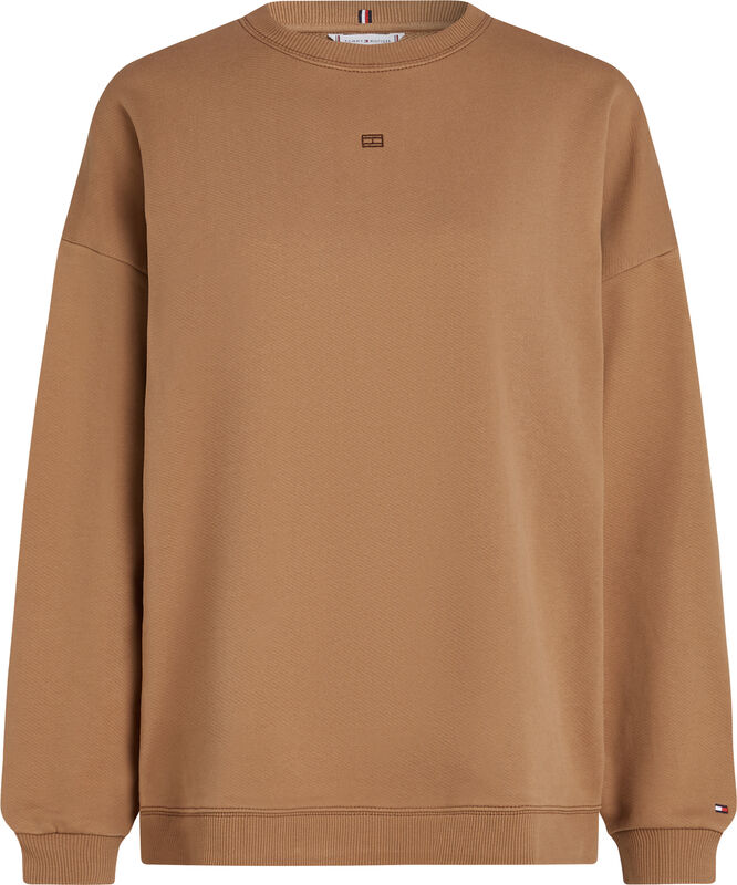 TONAL FLAG MDRN TERRY SWTSHRT Kadın Kahverengi Sweatshirt - WW0WW45754