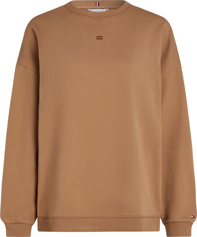 TONAL FLAG MDRN TERRY SWTSHRT Kadın Kahverengi Sweatshirt - WW0WW45754