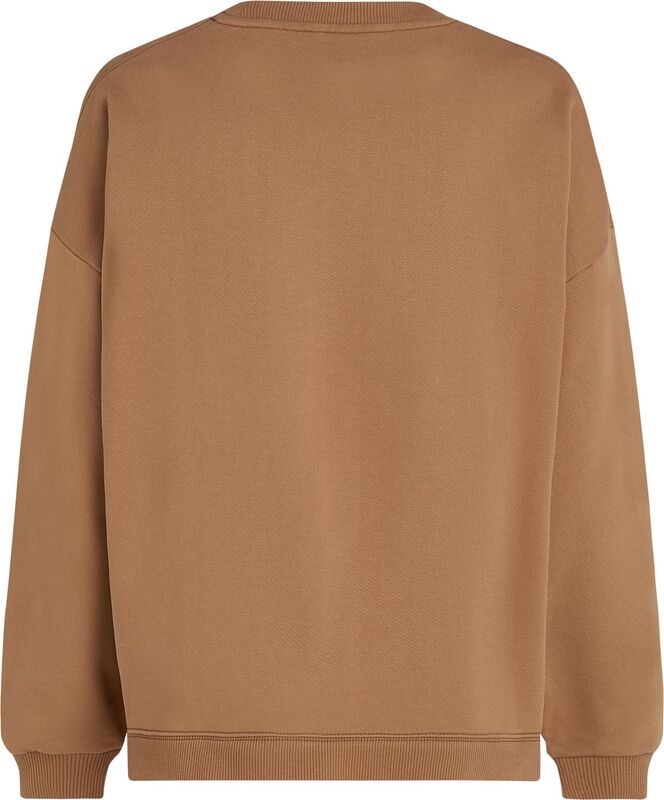 TONAL FLAG MDRN TERRY SWTSHRT Kadın Kahverengi Sweatshirt - WW0WW45754