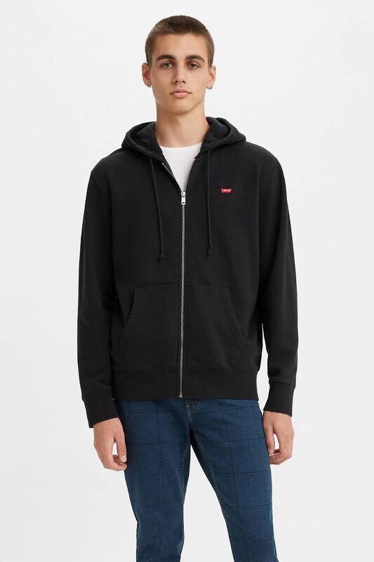 Levi's - Tr_Core Ng Zip Up Mıneral 1 Black Graph Erkek Mavi Sweatshirt - A4915