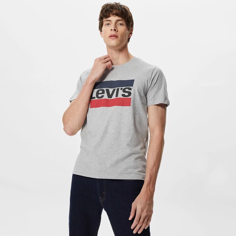 Levi's - TR SPORTSWEAR LOGO GRAPH 84 SPORTSWEAR Erkek Yeşil T-Shirt - A6335