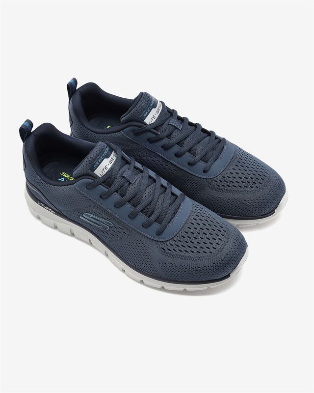 Track-Leshur Erkek Mavi Spor Ayakkabı - 232758TK