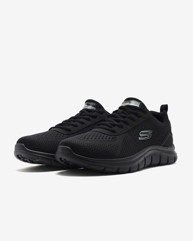 Track-Leshur Erkek Siyah Spor Ayakkabı - 232758TK