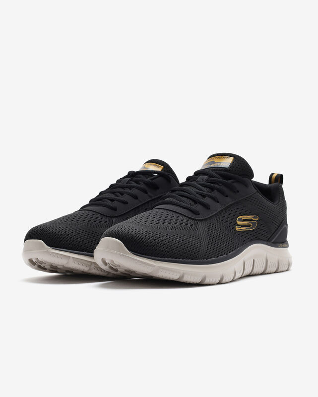 Track-Leshur Erkek Siyah Spor Ayakkabı - 232758TK
