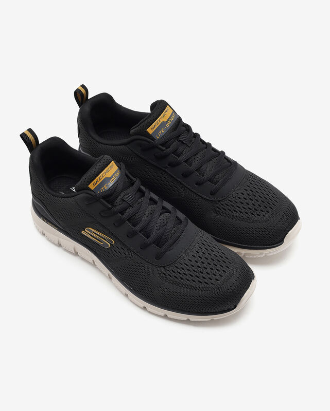 Track-Leshur Erkek Siyah Spor Ayakkabı - 232758TK