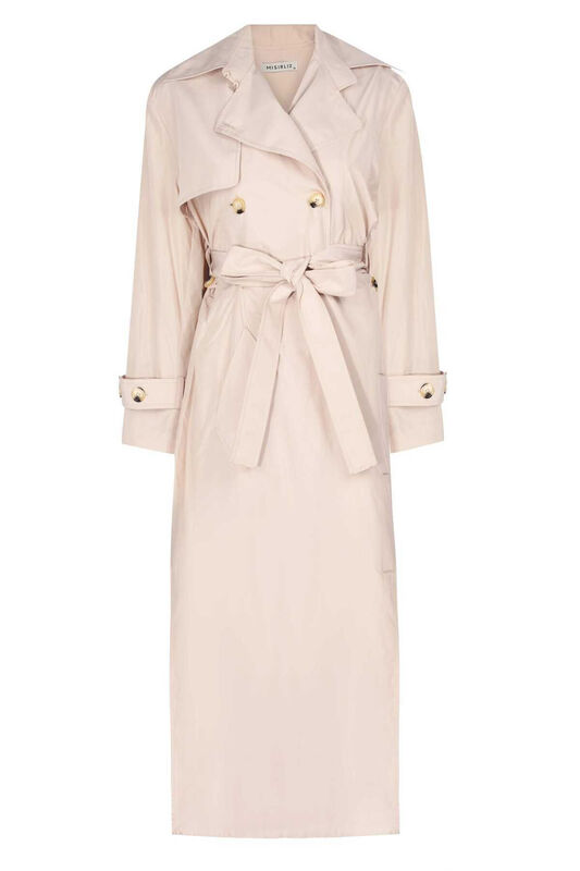 TRENCHCOAT Uniseks Gri Trençkot - W22W01D001TC